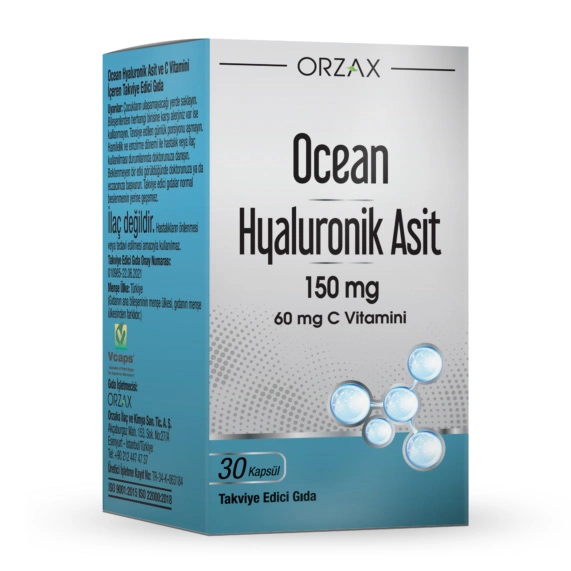 Orzax Ocean Hyaluronik Asit 150 Mg 30 Kapsül - 1