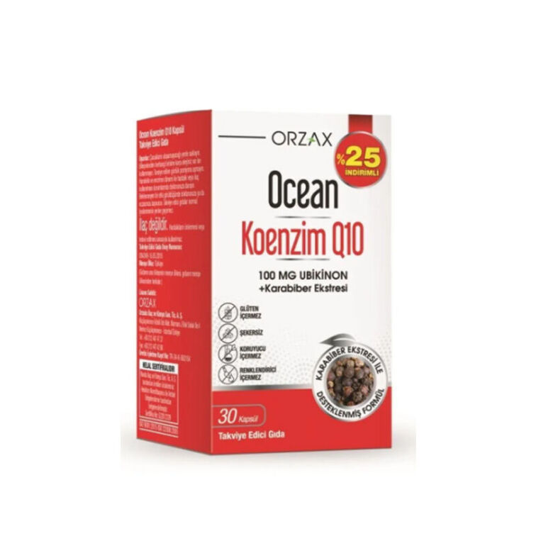 Ocean Koenzim Q10 100 mg 30 Kapsül - 1