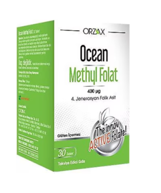 Ocean Methyl Folat 30 Tablet - Orzax Ocean
