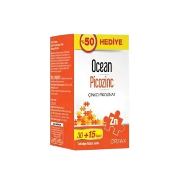 Ocean Picozinc Çinko Pikolinat 30+15 Tablet - Orzax Ocean