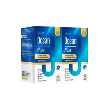 Ocean Plus 1200 mg 50+50 Softjel Kapsül - 1 Alana 1 Hediye - Orzax Ocean