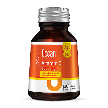 Orzax Ocean Vitamin C 1000 mg 30 Tablet - 1