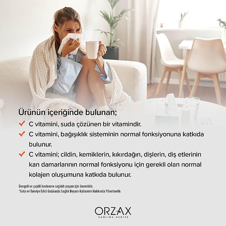 Orzax Ocean Vitamin C 1000 mg 30 Tablet - 3