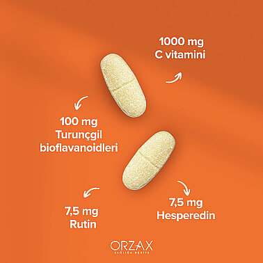 Orzax Ocean Vitamin C 1000 mg 30 Tablet - 5