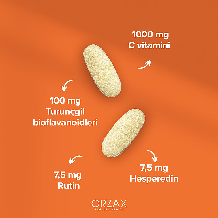 Orzax Ocean Vitamin C 1000 mg 30 Tablet - 5