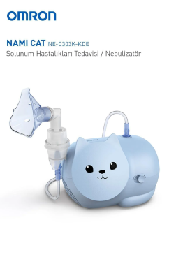 Omron Nami Cat Çocuklara Uygun Sevimli Nebülizatör - Omron