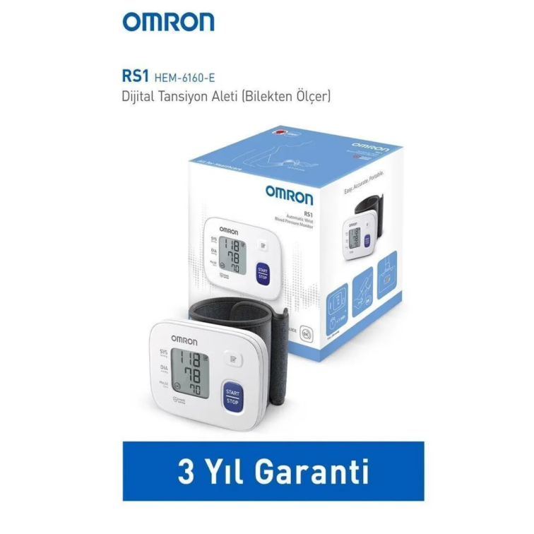 Omron RS1 HEM-6160-E Intellisense Bilekten Dijital Tansiyon Aleti - 2