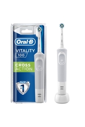 Oral-B D100 Vitality Cross Action Beyaz Şarjlı Diş Fırçası