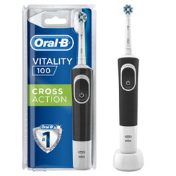 Oral-B D100 Vitality Cross Action Siyah Şarjlı Diş Fırçası