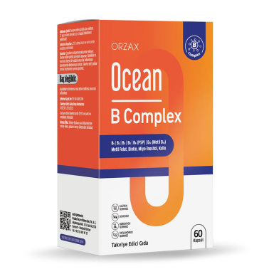 Orzax Ocean B Complex 60 Kapsül - Orzax Ocean