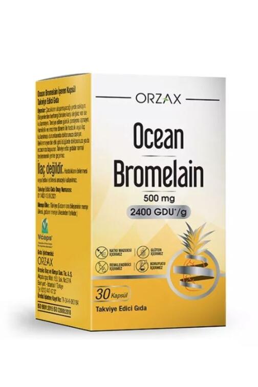 Orzax Ocean Bromelain 30 Kapsül - 1