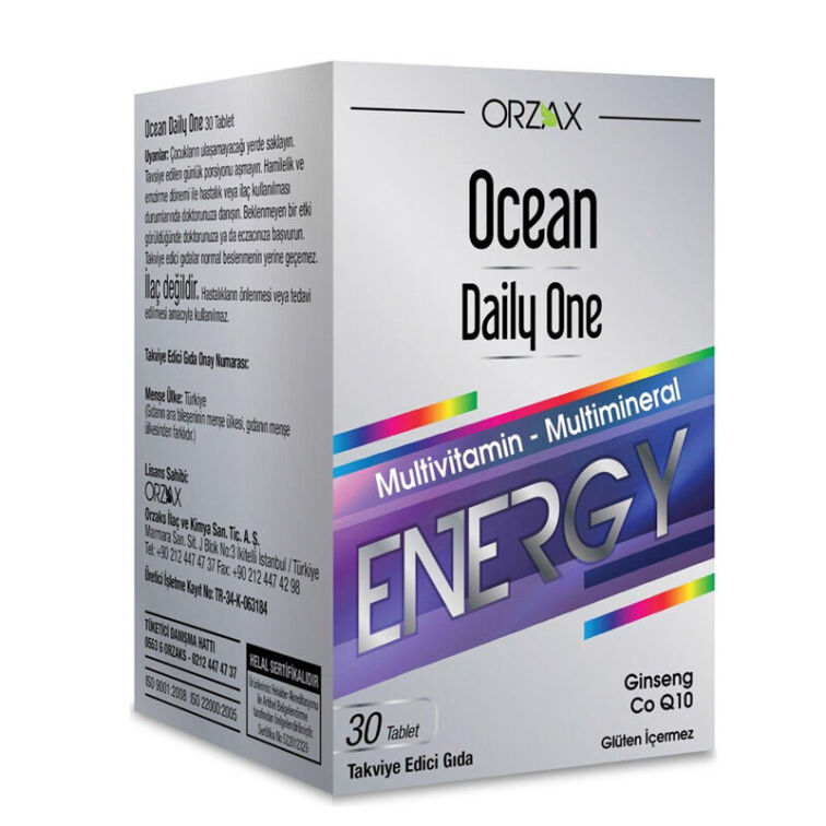 Orzax Ocean Daily One Energy 30 Tablet - 1