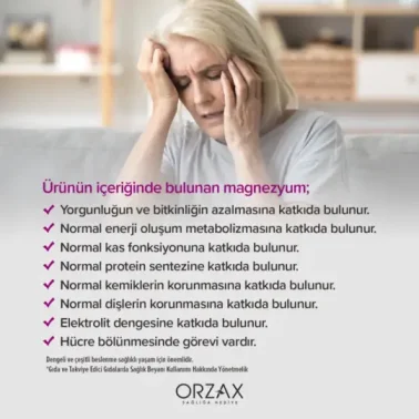 Orzax Ocean ExtraMag Threog Takviye Edici Gıda 60 Tablet - 4