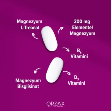 Orzax Ocean ExtraMag Threog Takviye Edici Gıda 60 Tablet - 3