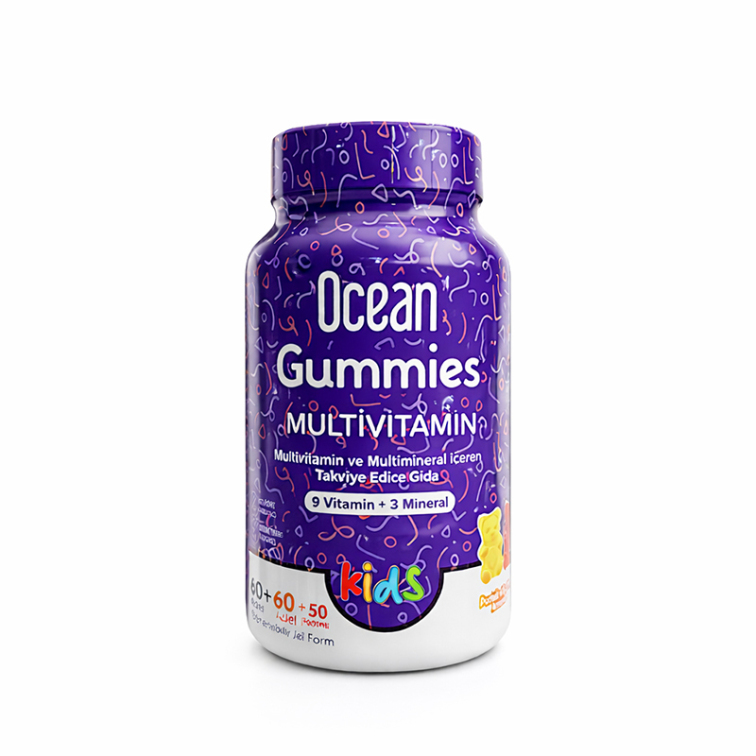 Orzax Ocean Gummies Multivitamin Kids Çiğnenebilir 120 Tablet - 1