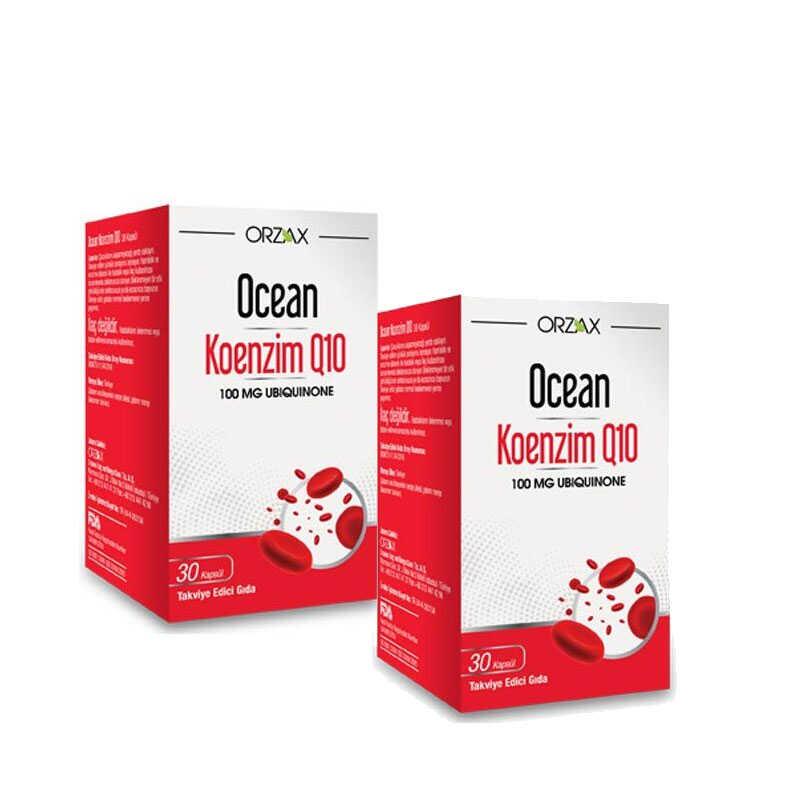 Orzax Ocean Koenzim Q10 100 mg 30 30 Kapsül Vitamin