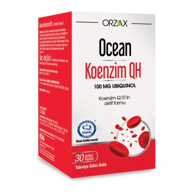 Orzax Ocean Koenzim QH 30 Kapsül - Orzax Ocean