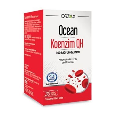 Orzax Ocean Koenzim QH 30 Kapsül - Orzax Ocean