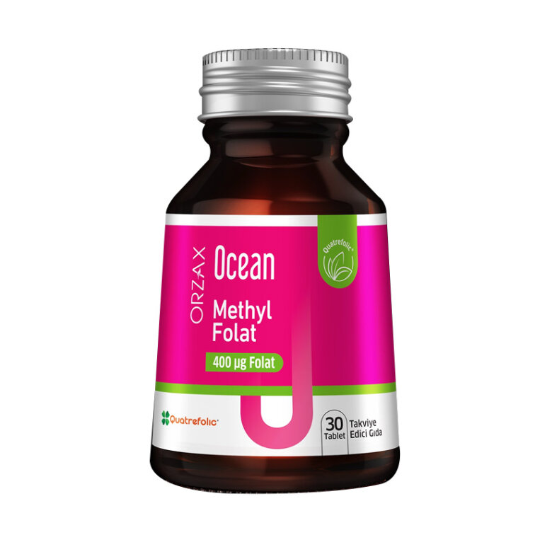 Orzax Ocean Methyl Folat 30 Tablet - 1