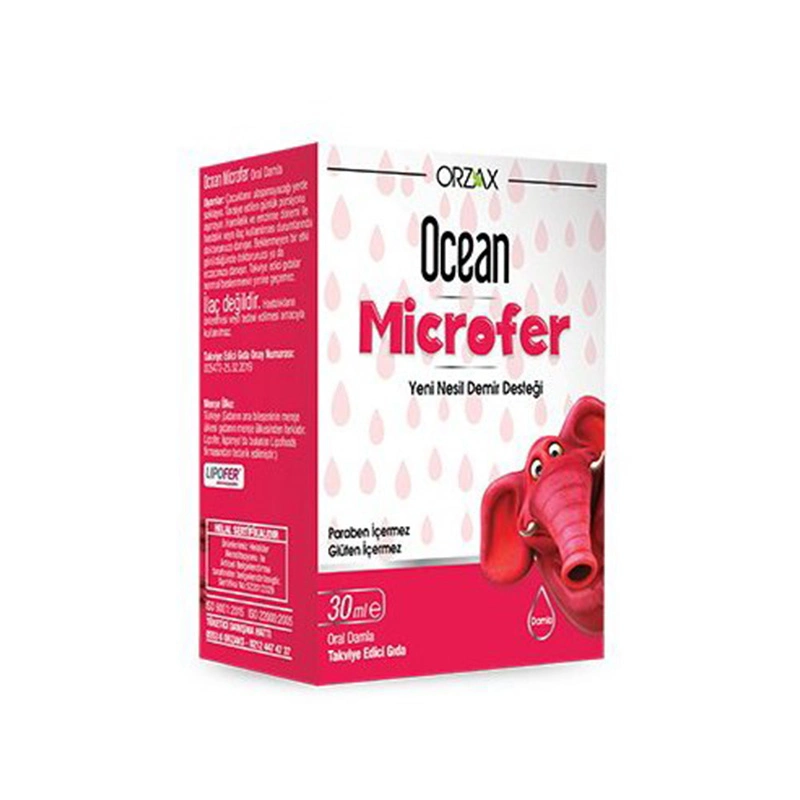 Orzax Ocean Microfer Takviye Edici Gıda 30 ml - Damla - Orzax Ocean