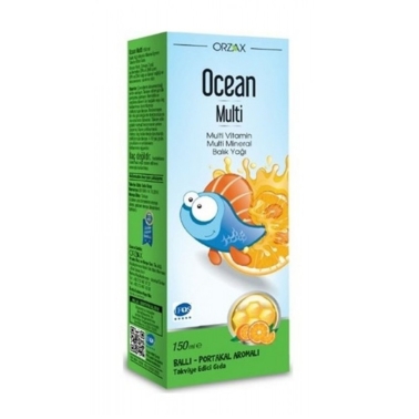 Orzax Ocean Multi Ballı Portakal Konsantreli Şurup 150 ml - Orzax Ocean