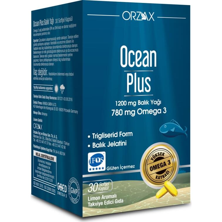 Orzax Ocean Plus 30 Kapsül - 1