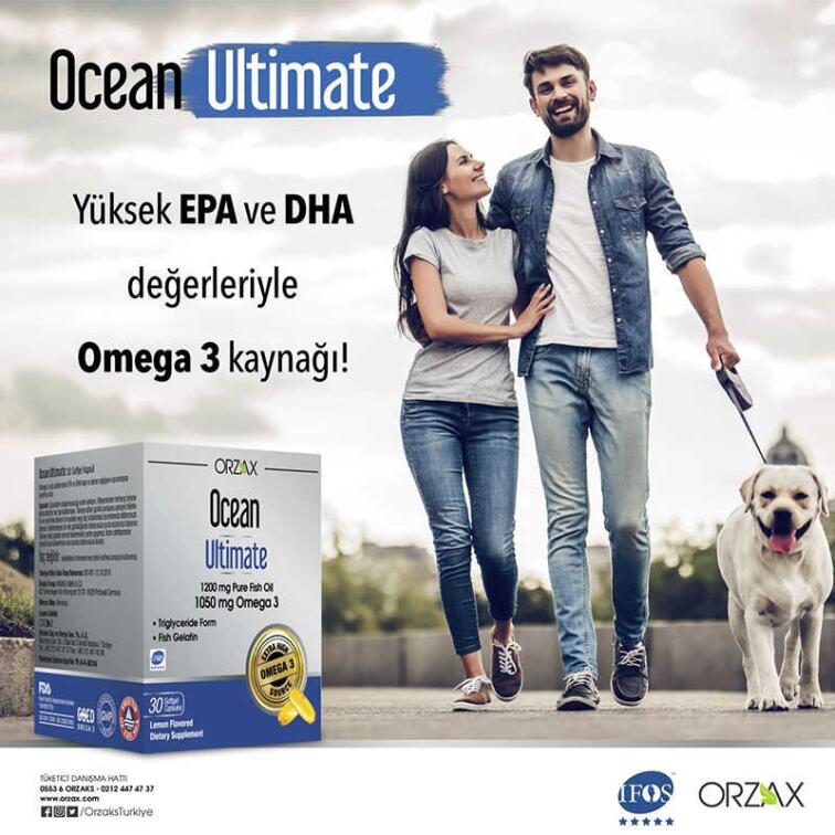 Orzax Ocean Ultimate 1050 mg Omega 3 Balık Yağı 30 Kapsül - 2