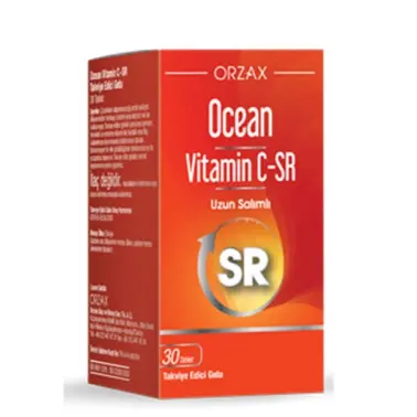 Orzax Ocean Vitamin C-SR 30 Tablet - Orzax Ocean