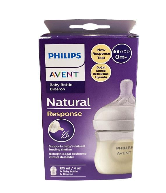 Philips Avent Natural Response PP 125 ml Biberon SCY900/01 - 1
