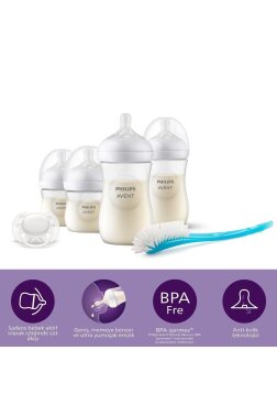 Philips Avent SCD838/11 Natural Response PP Yenidoğan Hediye Seti - Philips Avent