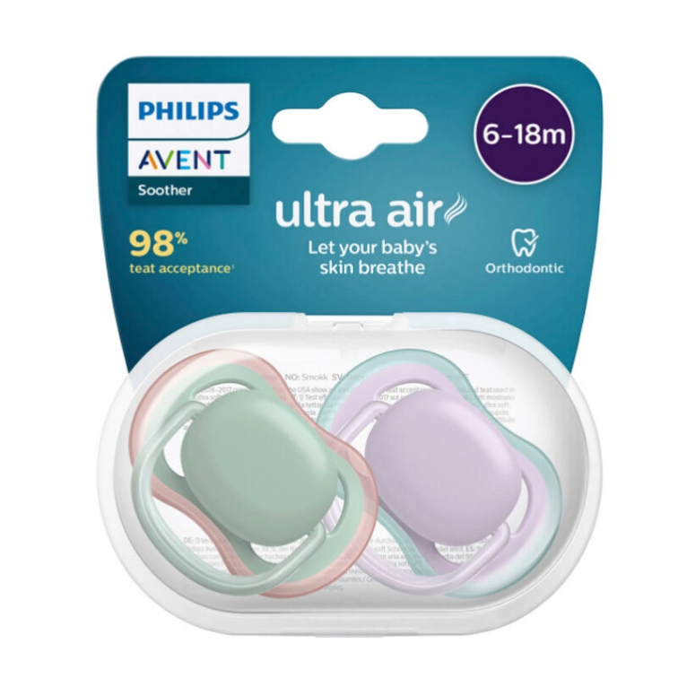Philips Avent SCF085/16 Ultra Air 6-18 Ay 2'li Emzik - 1