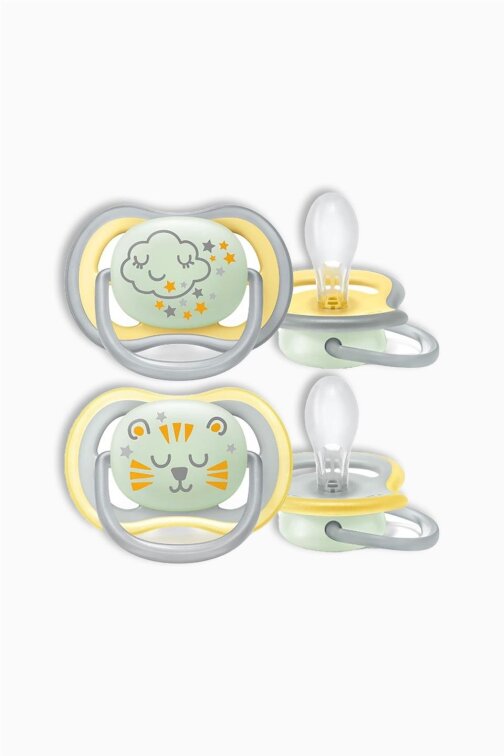 Philips Avent SCF376/01 Ultra Air Night Time 18 Ay+ 2'li Emzik - 1