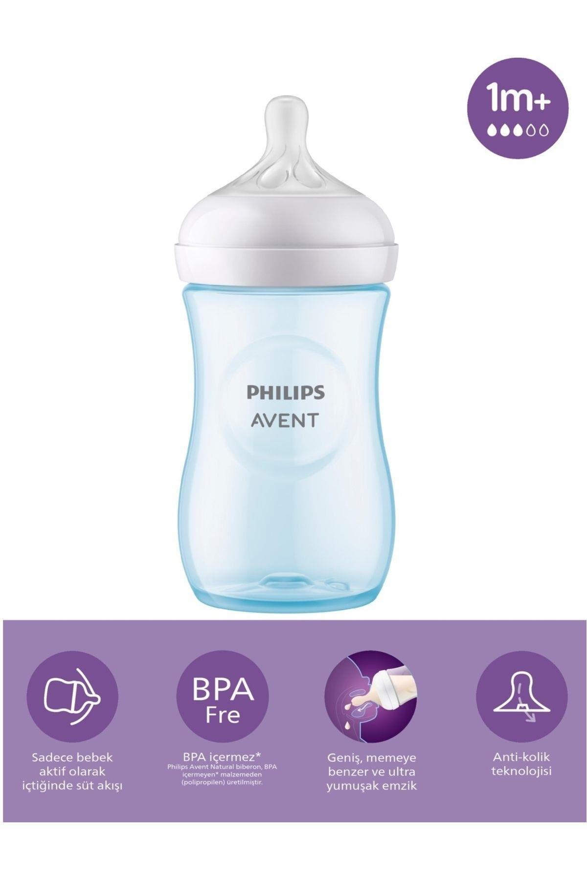 Philips Avent Biberon SCY903/03 Natural Response PP 260ml lot de 3