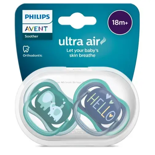 Philips Avent Ultra Air Emzik 18+ Ay 2Li Erkek Scf349/18 - 1