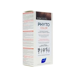 Phyto Color 6.34 Koyu Kumral Dore Bakır Yeni Seri Saç Boyası