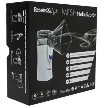 Respirox UN100 Şarjlı Mini Mesh Nebulizatör - RespiroX