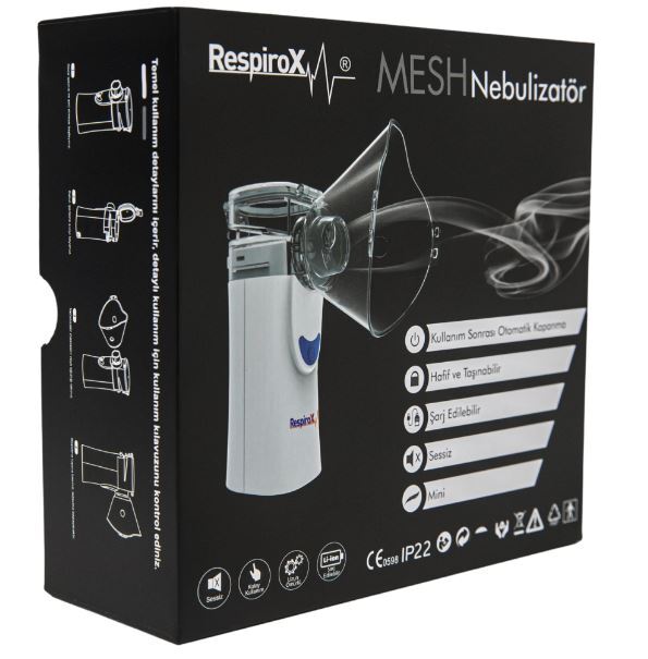 Respirox UN100 Şarjlı Mini Mesh Nebulizatör - 1