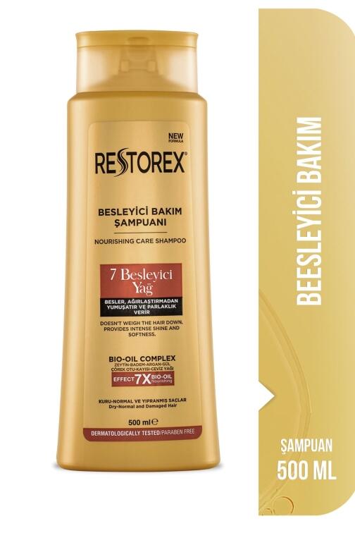 Restorex 7 Besleyici Yağ Bakım Şampuan 500 ml - 1