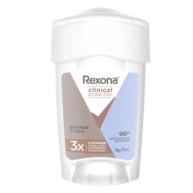 Rexona Clinical Protection Shower Clean Unisex 45 ml - Rexona