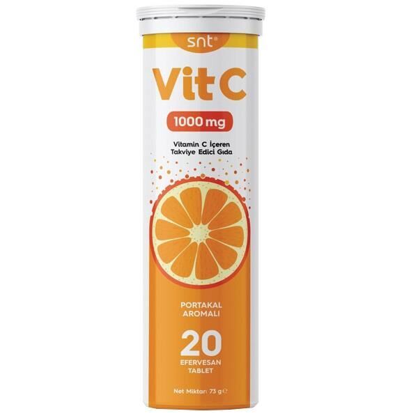 Santasya Vitamin C 1000 mg 20 Efervesan Tablet - 1