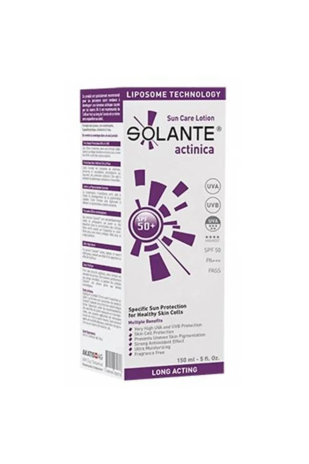 SOLANTE ACTINICA 150 ML SPF 50 - Solante