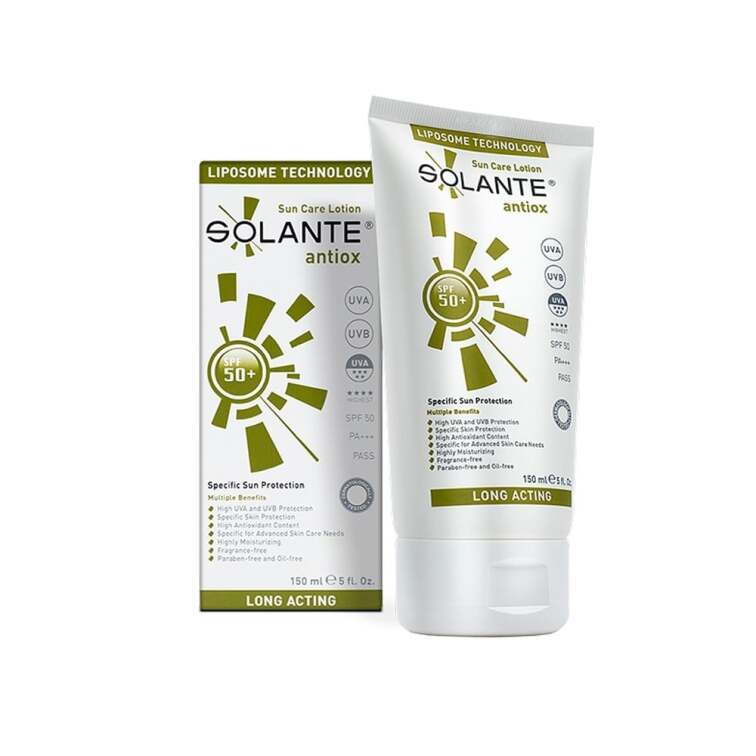 Solante Antiox 50 Faktör Güneş Losyonu 150 ml - 1