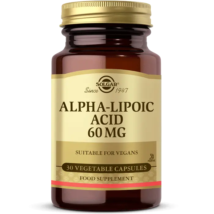 Solgar Alpha Lipoic Acid 60 mg 30 Kapsül - 1