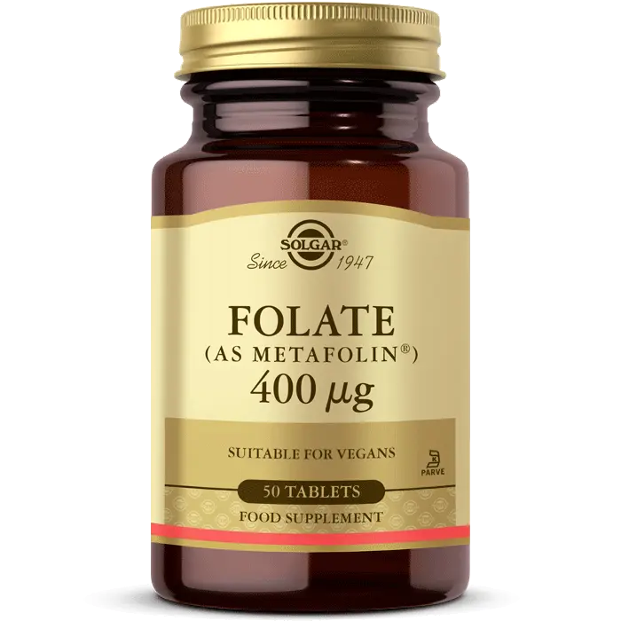 Solgar Folate (Metafolin) 400 mcg 50 Tablet - 1