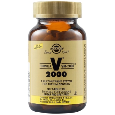 Solgar Formula VM-2000 Multivitamin ve Mineral 90 Tablet - Solgar