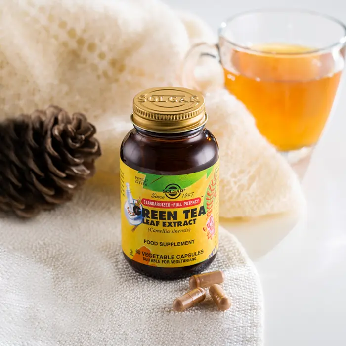 Solgar Green Tea Leaf Extract 60 Tablet Takviye Edici Gıda - 2