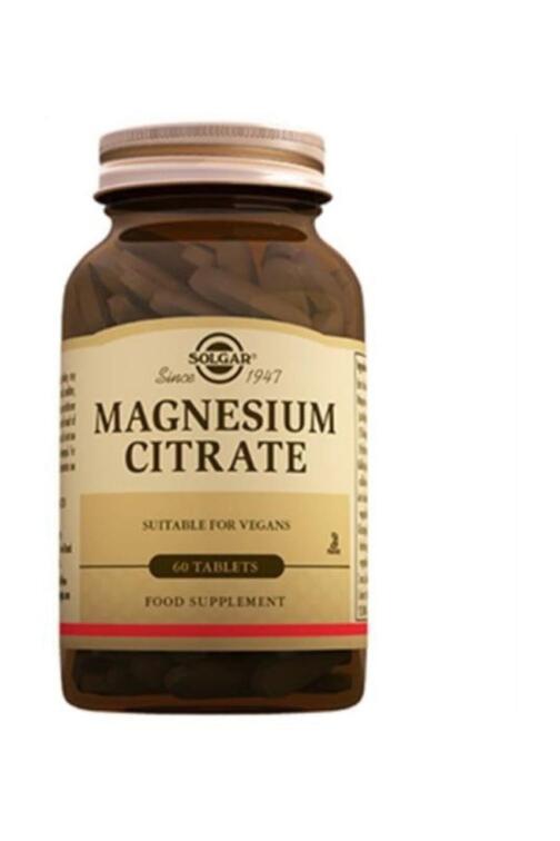 Solgar Magnesium Citrate Magnezyum Sitrat 60 Tablet - 1