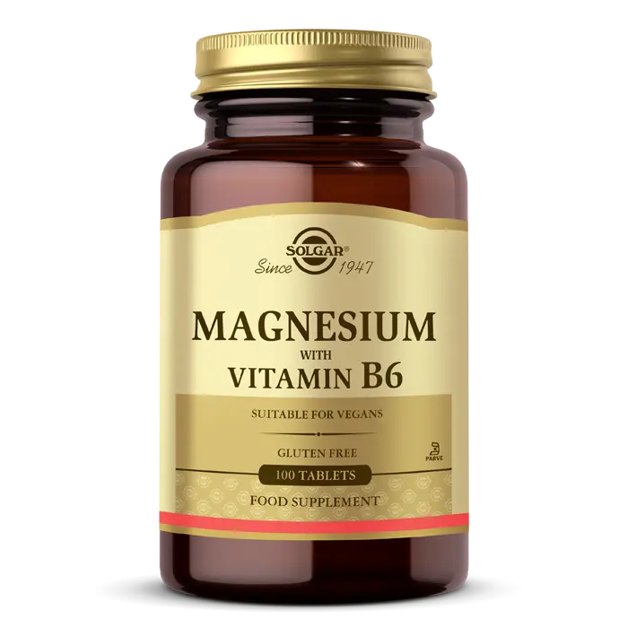 Solgar Magnesium With Vitamin B6 100 Tablet - 1