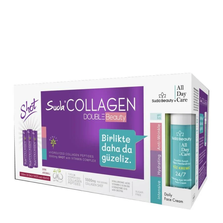 Suda Collagen Double Beauty Plum Flavour 30x40ml - 1