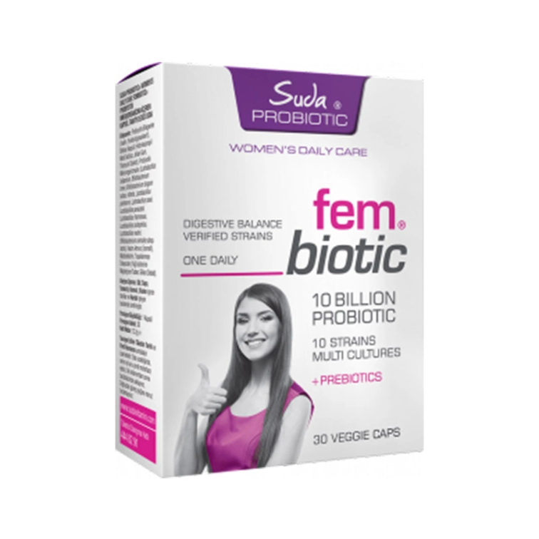 Suda Vitamin Probiotic Womens Daily Care Probiotics 30 Kapsül - 1